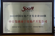 A4、2013中國房地產(chǎn)開發(fā)企業(yè)500強(qiáng)